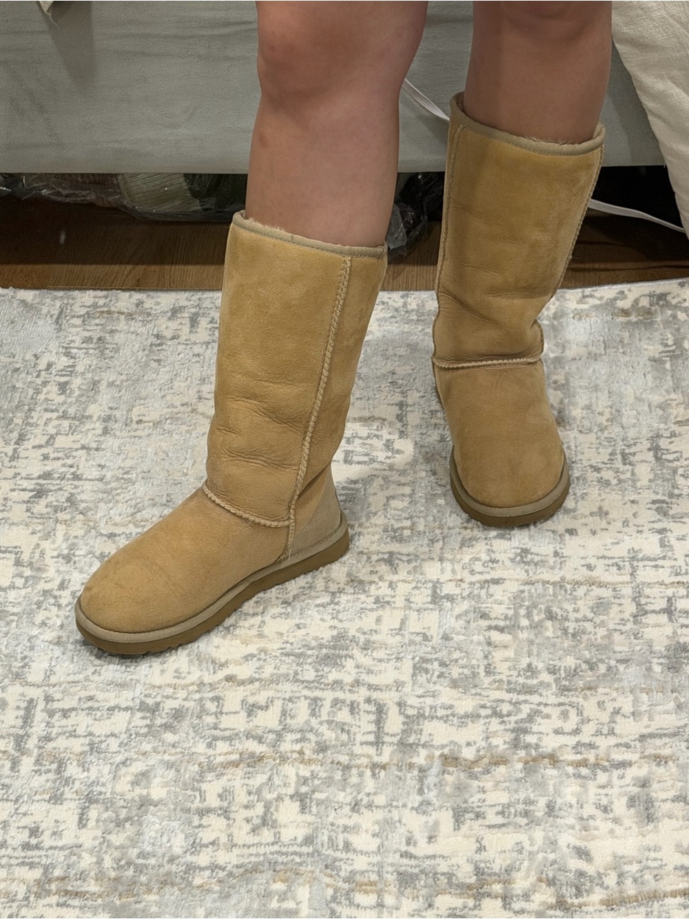 UGG Classic Tall Suede Boots in Chestnut Tan